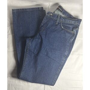 Wrangler FR Flame Resistant Jeans Womens 9/10x32 Med Wash  CAT2 NFPA 2112